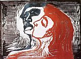 Edvard Munch Wall Art - Man and Woman
